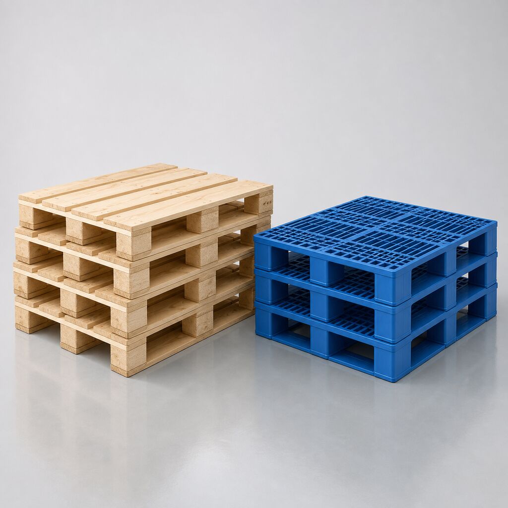 Wooden and Plastic Pallets